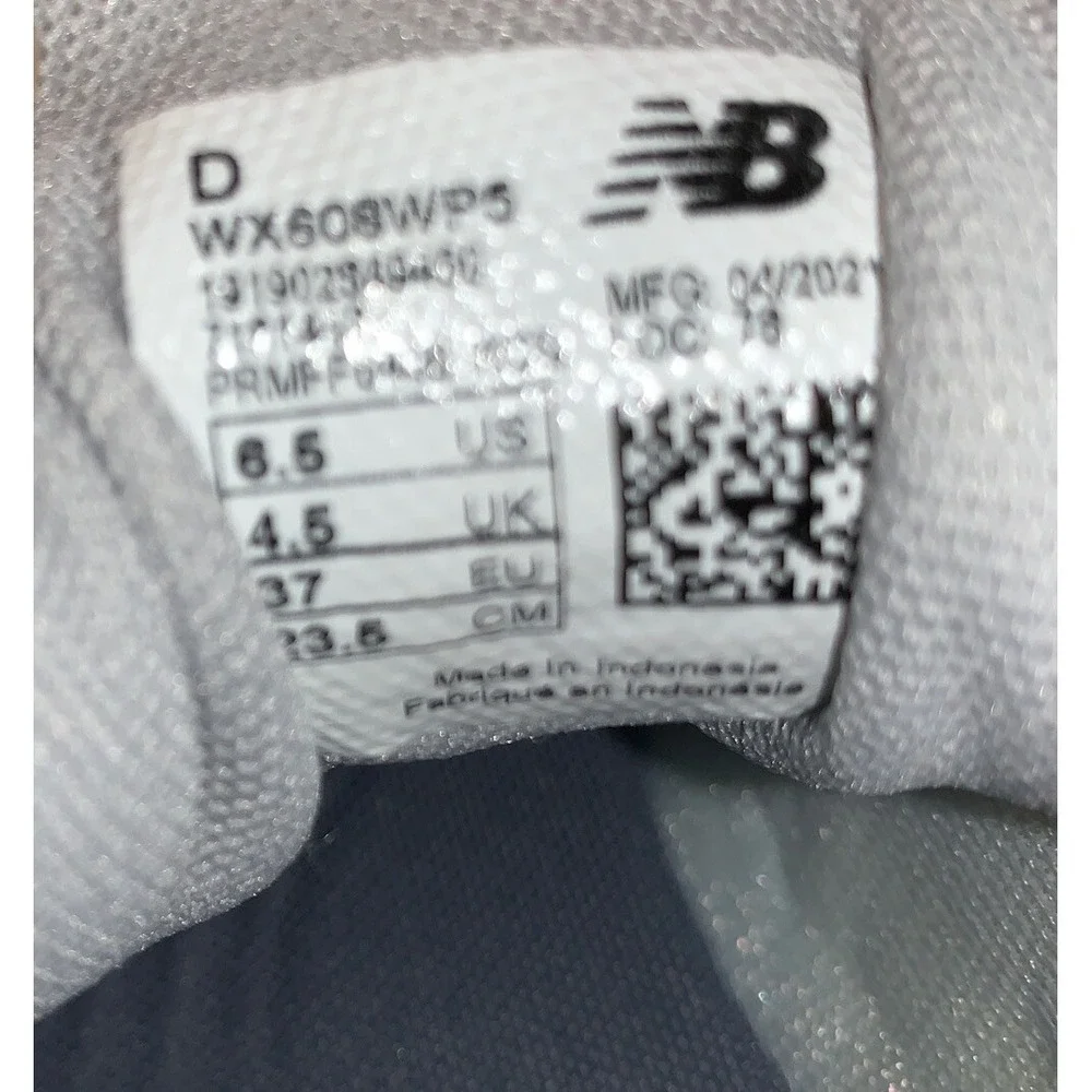 New Balance 608 White and Pink Womens Shoes Sz 6.5 D‎ WX608WP5 Nice